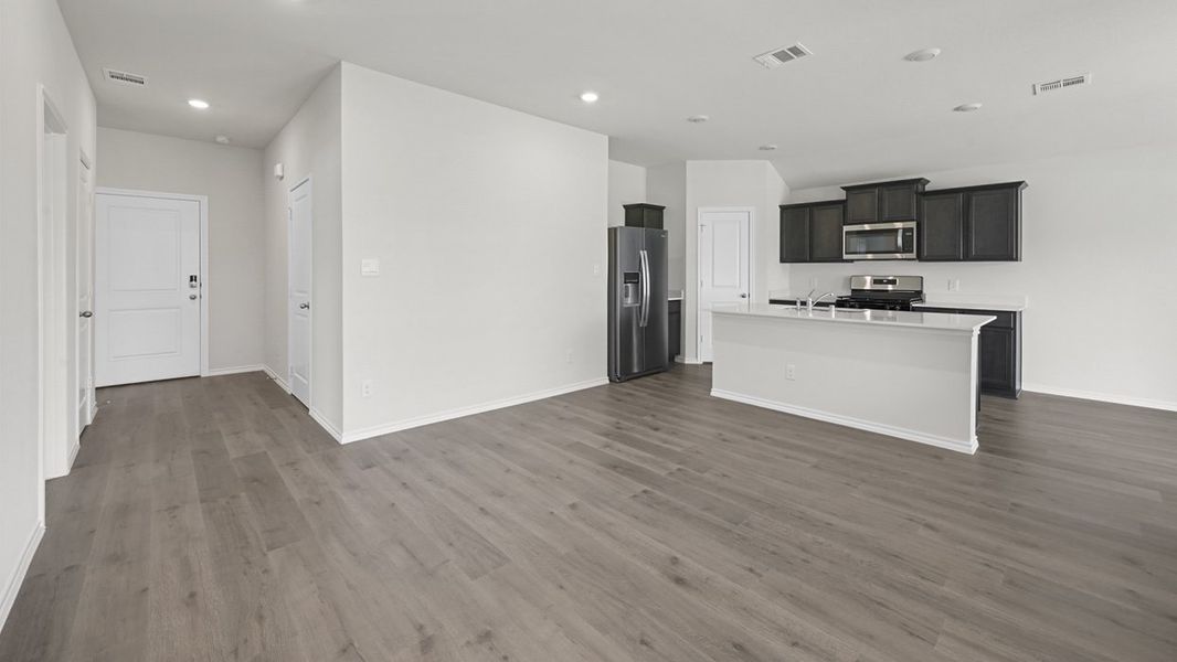 Representative furnished interior of a home built from the Zavalla by D.R. Horton in Forestbrook Estates, Paris (Image 5). Representative furnished interior of a home built from the Zavalla by D.R. Horton in Forestbrook Estates, Paris (Image 5).