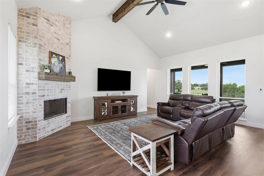 Furnished interior view inside a new home in , Weatherford (Image 12).