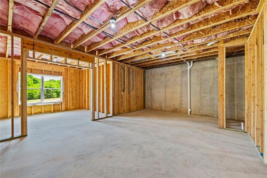 In-progress construction of a new home in , Monroe, GA (Image 77).