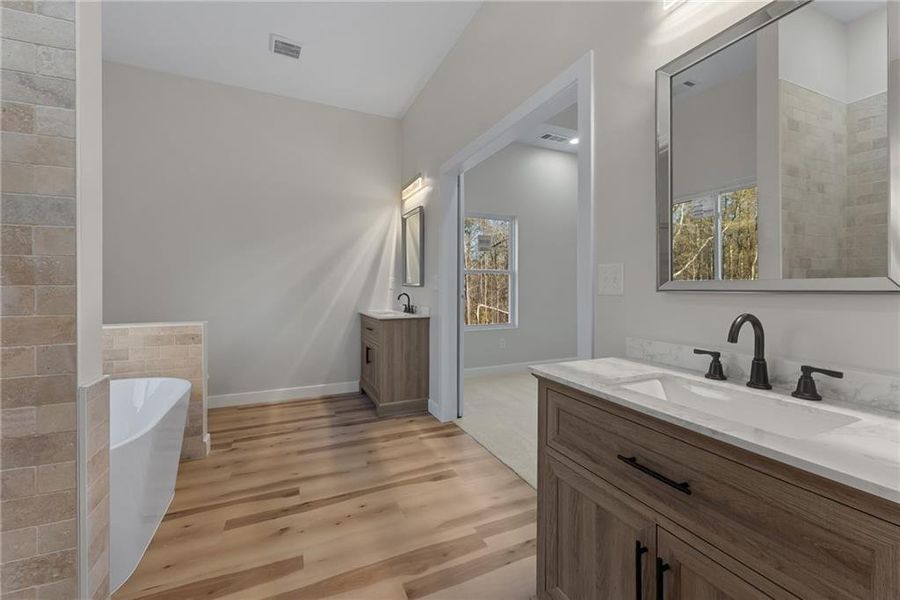 Furnished interior view inside a new home in , Locust Grove (Image 8).