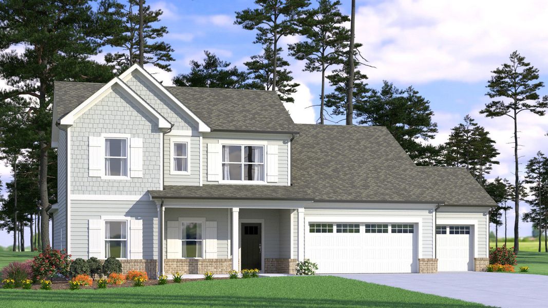 Image 12 representing the The Grant by Reliant Homes in Calgary Downs, Winder, GA.