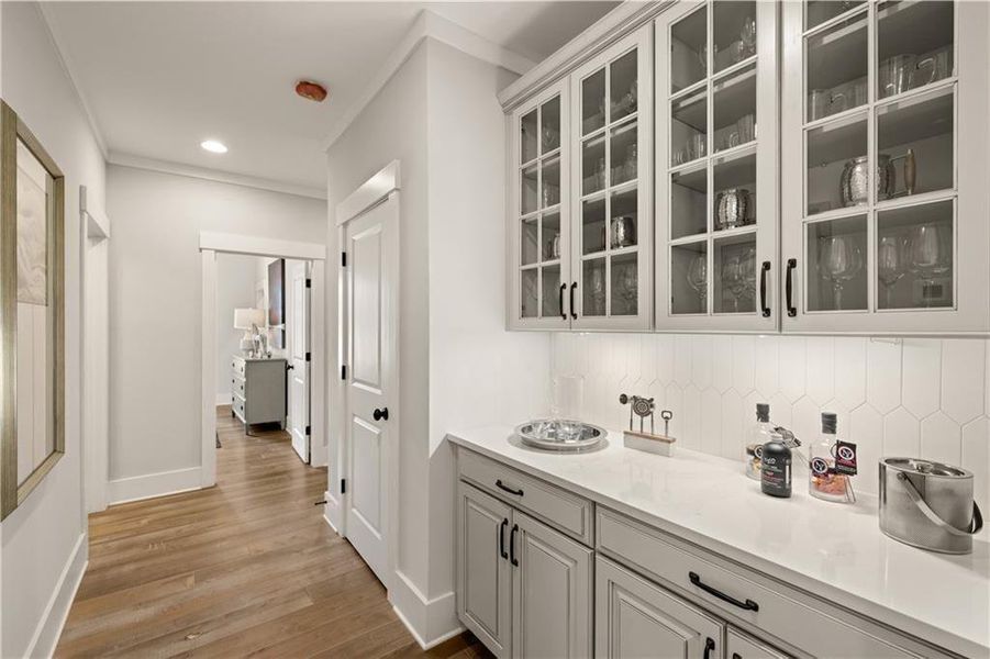 Furnished interior view inside a new home in Soleil Belmont Park, Canton (Image 6). Furnished interior view inside a new home in Soleil Belmont Park, Canton (Image 6).