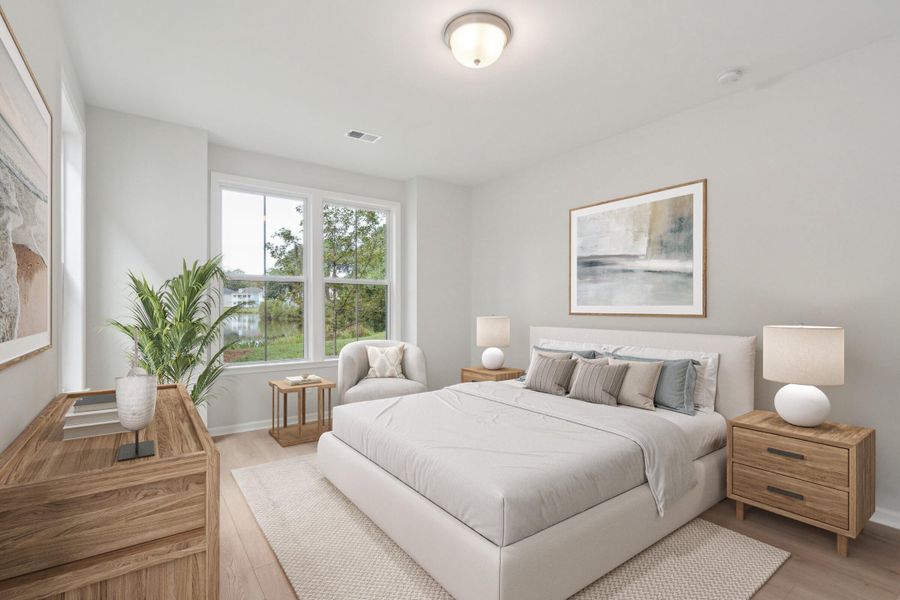 Furnished interior view inside a new home in Miller's Crossing, Johns Island (Image 37).