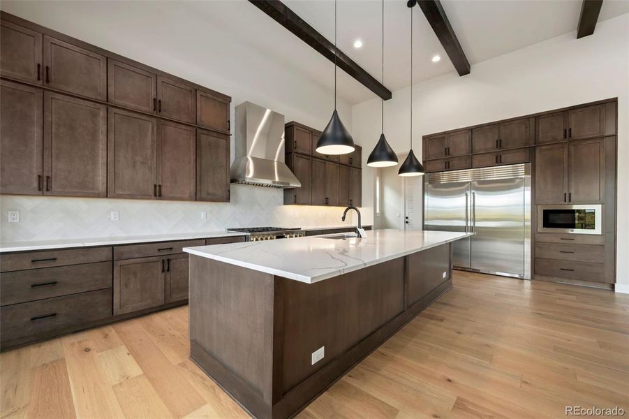 Furnished interior view inside a new home in The Fairways at RainDance, Windsor (Image 7).