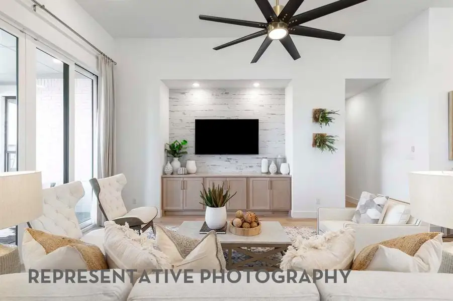 Furnished interior view inside a new home in Quail Hollow, Rockwall (Image 5). Furnished interior view inside a new home in Quail Hollow, Rockwall (Image 5).
