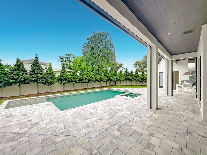 Exterior details and patio area of a home in , Winter Park (Image 35). Exterior details and patio area of a home in , Winter Park (Image 35).