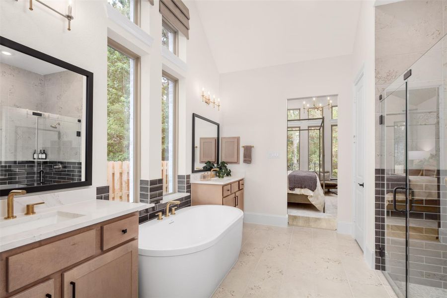 Furnished interior view inside a new home in Colton, Todd Mission (Image 5).