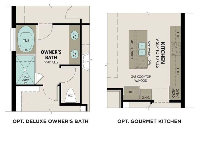 2D floor plan layout of this home in Horizon Pointe, Converse, TX (Image 6). 2D floor plan layout of this home in Horizon Pointe, Converse, TX (Image 6).