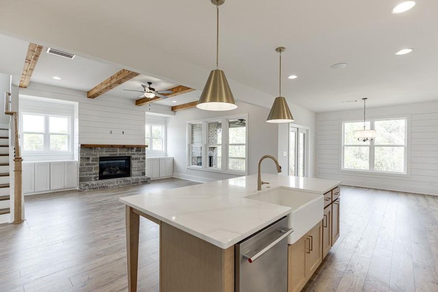 Furnished interior view inside a new home in , Buford (Image 13).