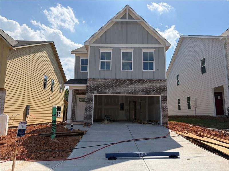 In-progress construction of a new home in Winsome Park, Woodstock, GA (Image 27).