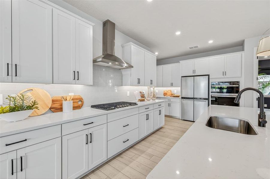 Furnished interior view inside a new home in Pasadena Ridge Master, Dade City (Image 19).