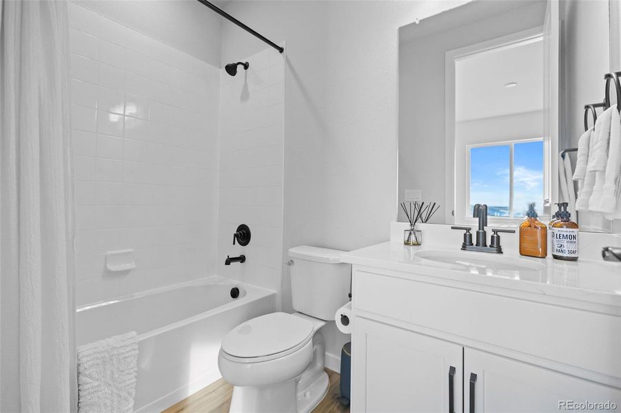 Furnished interior view inside a new home in Trails at Smoky Hill, Parker (Image 17).