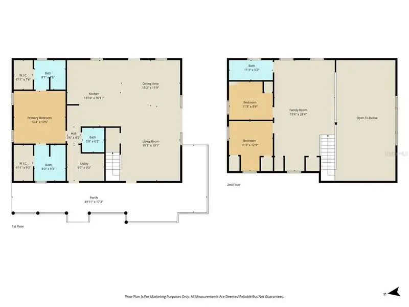 2D floor plan layout of this home in , Inverness, FL (Image 3).