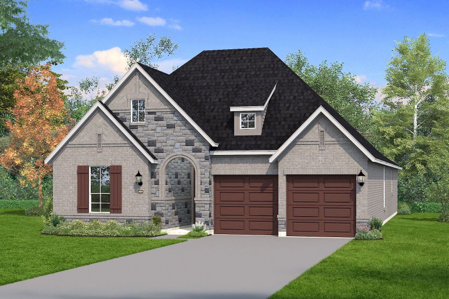 The Bianca - Tudor with Stone Elevation The Bianca - Tudor with Stone Elevation