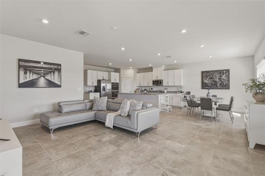 Furnished interior view inside a new home in West Port Single Family Homes, Port Charlotte (Image 16).