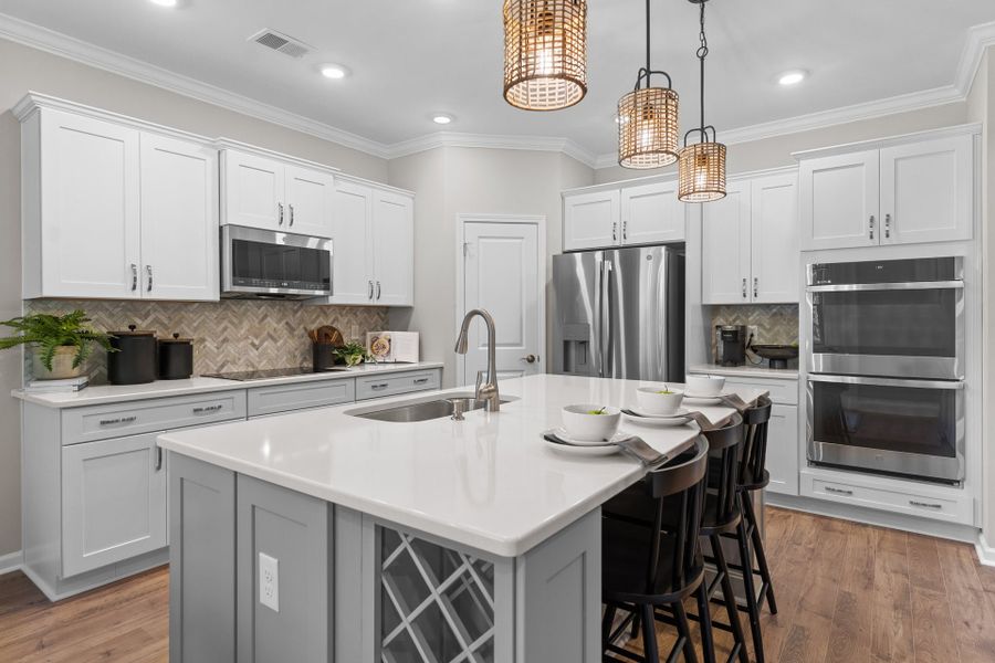 Representative furnished interior of a home built from the The Cherry Grove by Chesapeake Homes in Coastal Club of the Carolinas, Calabash (Image 11).
