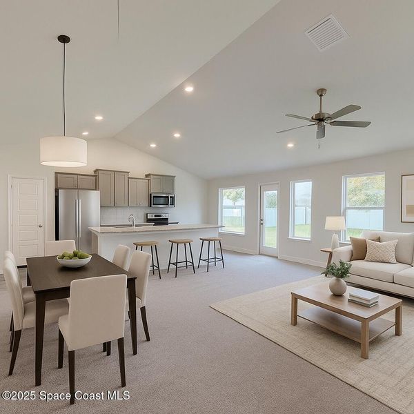 Furnished interior view inside a new home in Palm Bay, Palm Bay (Image 4).