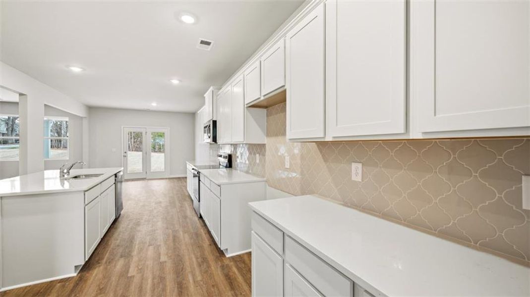 Furnished interior view inside a new home in Jackson Landing, Jefferson (Image 13). Furnished interior view inside a new home in Jackson Landing, Jefferson (Image 13).