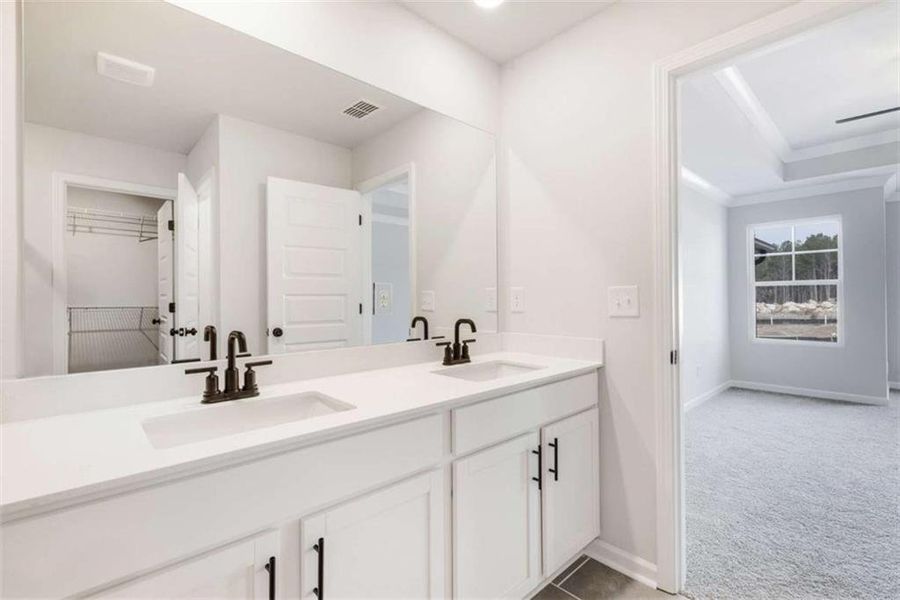 Furnished interior view inside a new home in , Conyers (Image 9).
