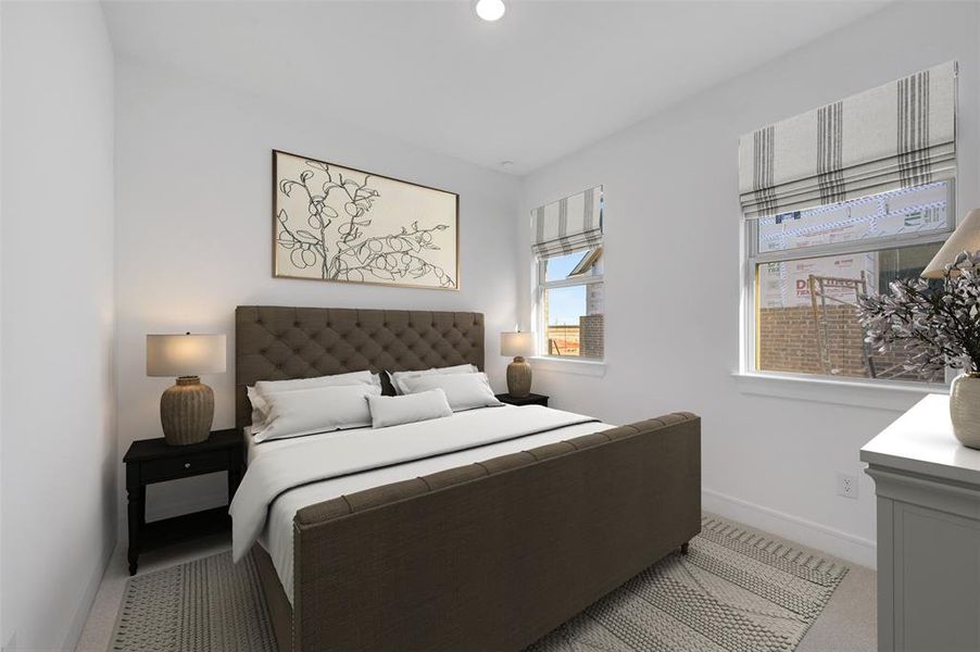 Furnished interior view inside a new home in Timberbrook, Justin (Image 19).