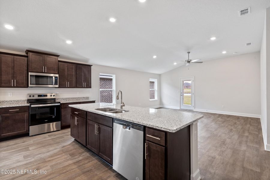 Furnished interior view inside a new home in Shadow Crest at Rolling Hills, Green Cove Springs (Image 9).