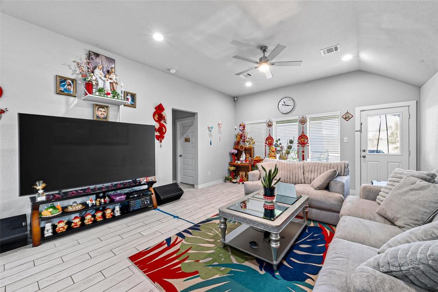 Furnished interior view inside a new home in , Katy (Image 9). Furnished interior view inside a new home in , Katy (Image 9).