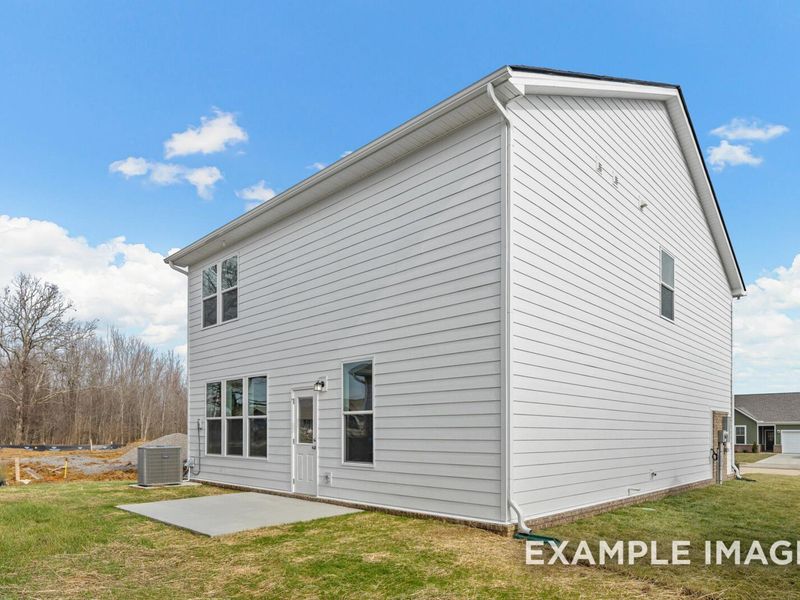 Representative exterior details of a home built from the The Logan C by Davidson Homes LLC in Sage Farms, White House (Image 4).
