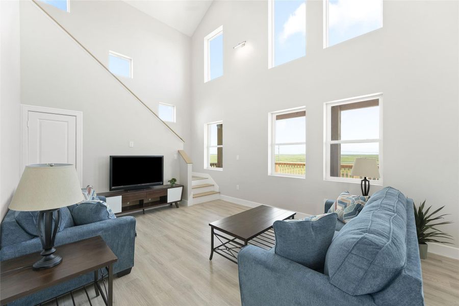 Furnished interior view inside a new home in , Surfside Beach (Image 14). Furnished interior view inside a new home in , Surfside Beach (Image 14).