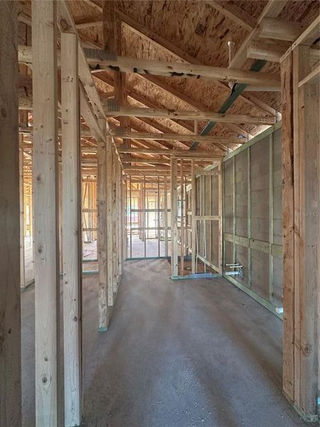 In-progress construction of a new home in Densan Park, Oxford, FL (Image 24).