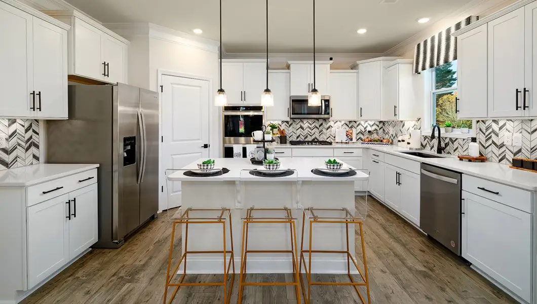 Furnished interior view inside a new home in Sylvan Creek, Denver (Image 3).