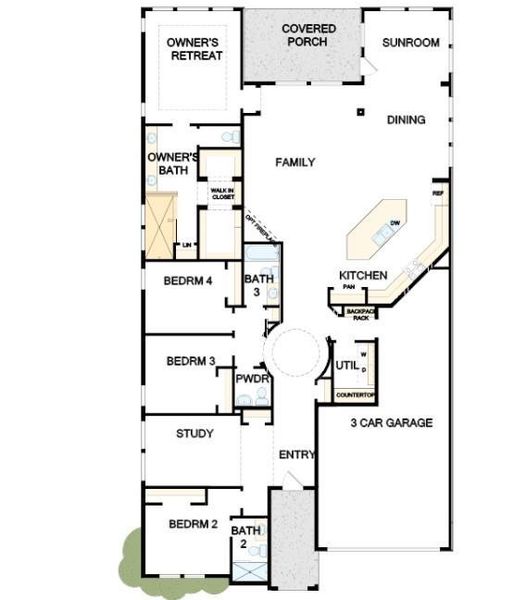 The success of a floor plan is the way you can move through it…You’ll be amazed at how well this home lives…We call it traffic patterns.