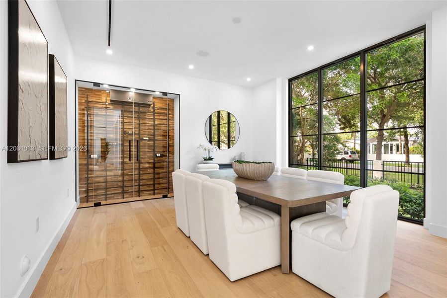 Furnished interior view inside a new home in , Coral Gables (Image 49).