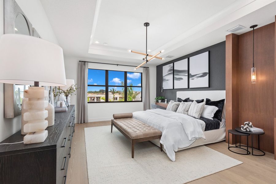 Representative furnished interior of a home built from the Polynesia by GL Homes in Lotus Edge, Boca Raton (Image 12).