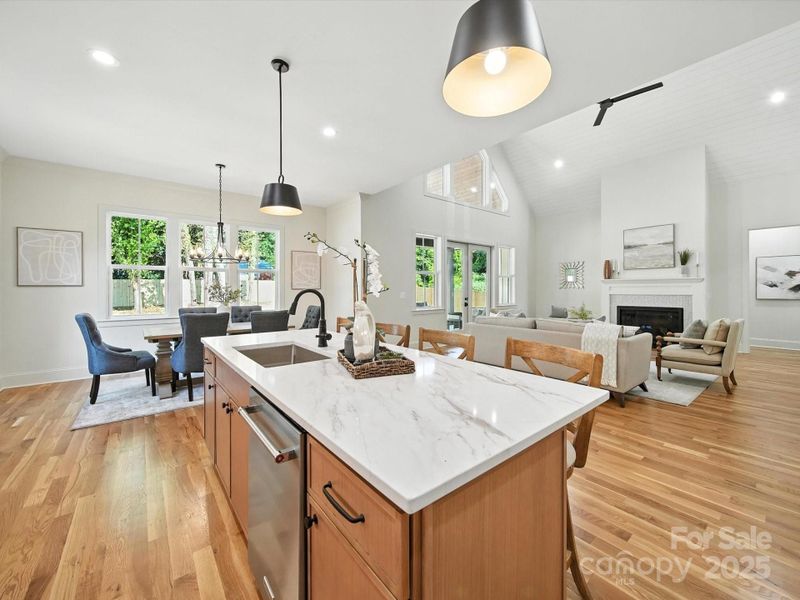 Furnished interior view inside a new home in , Charlotte (Image 32).