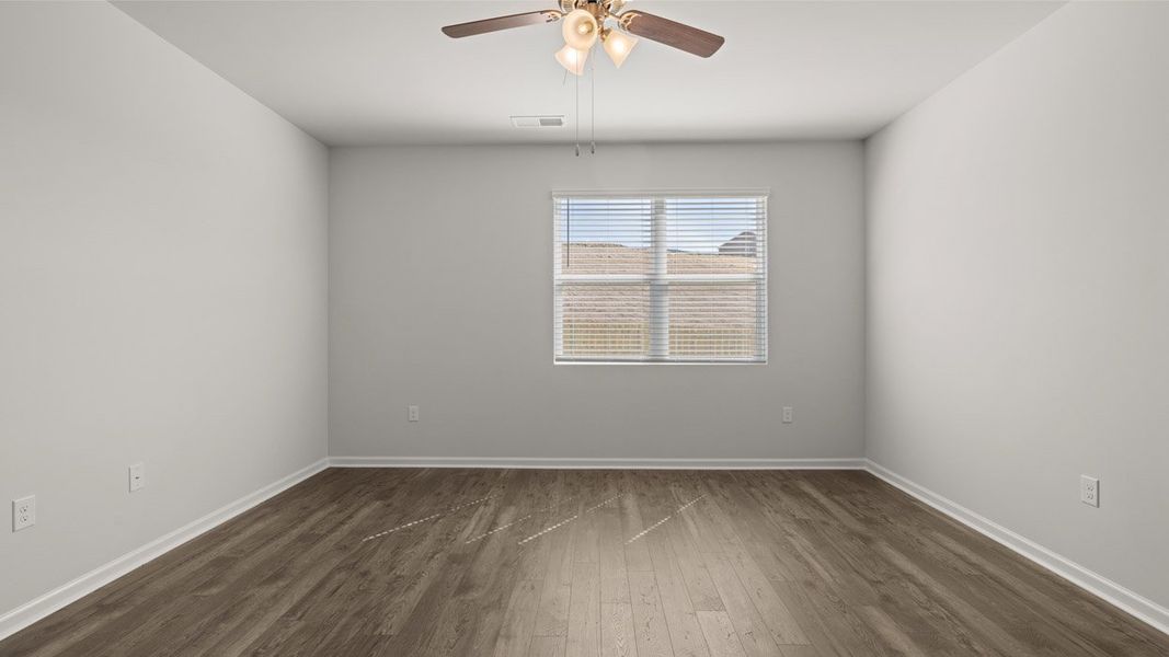 Representative unfurnished interior of a home built from the Cali by D.R. Horton in Captain's Corner, Grovetown (Image 14). Representative unfurnished interior of a home built from the Cali by D.R. Horton in Captain's Corner, Grovetown (Image 14).