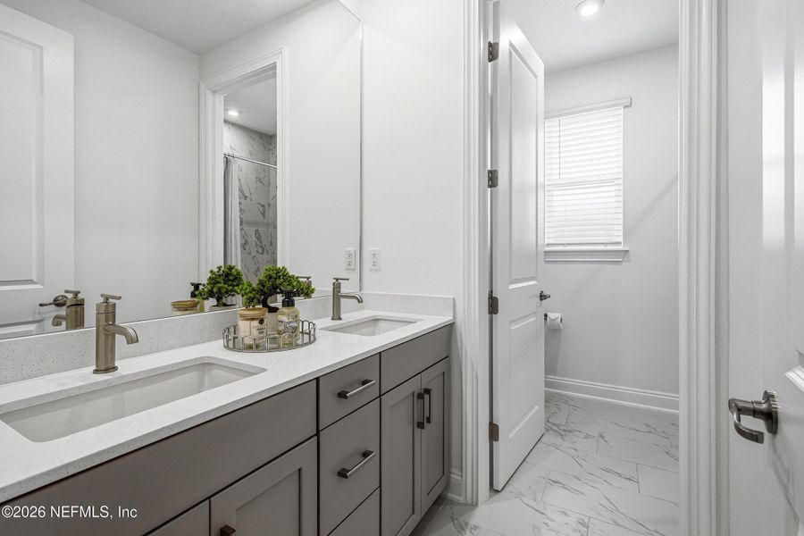Furnished interior view inside a new home in RiverTown, St. Johns (Image 35).