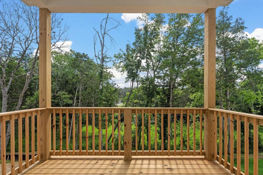 The Courtland C Outdoor Living Area