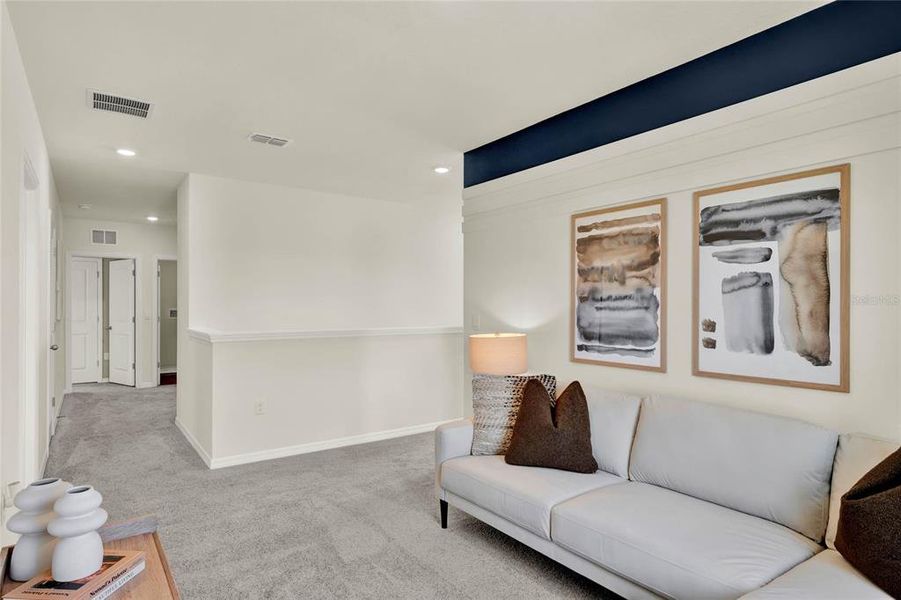 Furnished interior view inside a new home in Crossroads at Kelly Park, Apopka (Image 20).