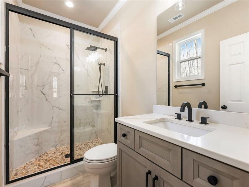 Furnished interior view inside a new home in , Winder (Image 15).