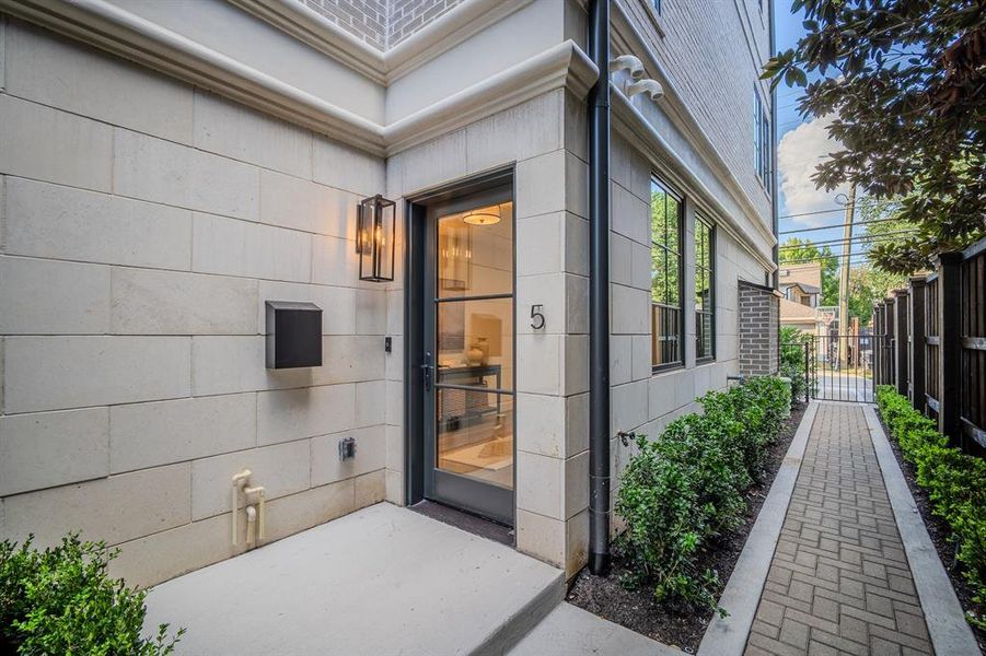 Property entrance Property entrance