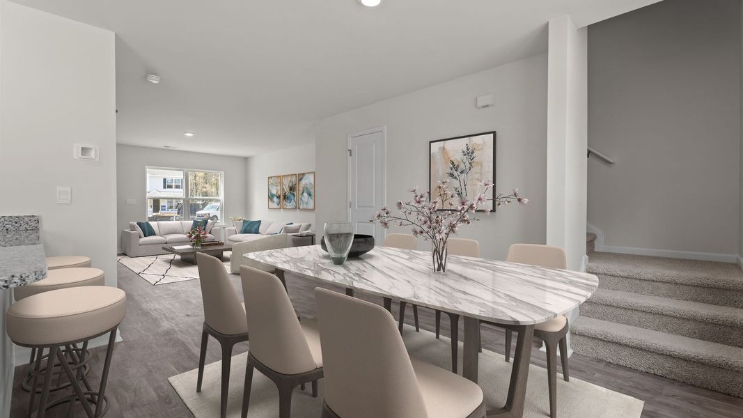 Furnished interior view inside a new home in Jetstream Park, Wilson (Image 6).