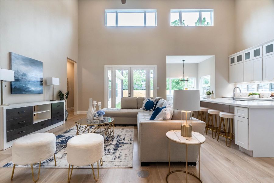 Living Room - Previous Build for Fixture and Finish Reference