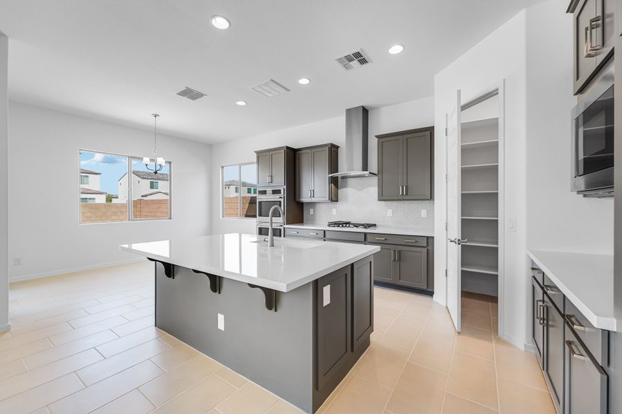Furnished interior view inside a new home in Combs Ranch, San Tan Valley (Image 7).