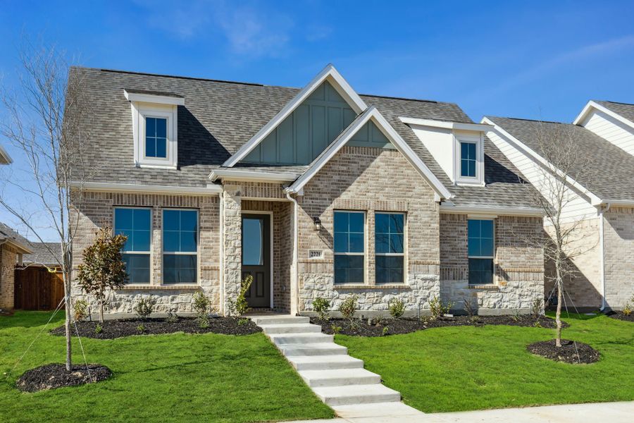 Representative exterior photo of a completed home built from the Blue Jay by Centre Living Homes in Dove Hollow, Waxahachie, TX (Image 27).