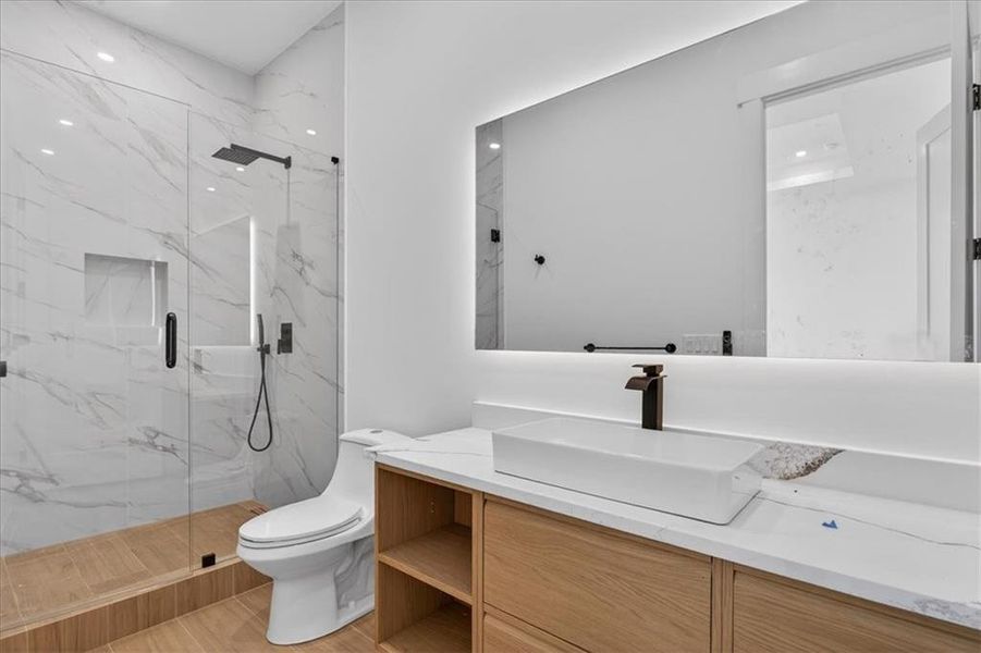 Furnished interior view inside a new home in , Canton (Image 17).