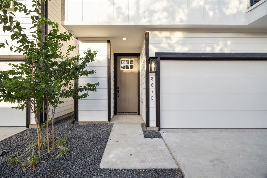 Classic craftsman style front door