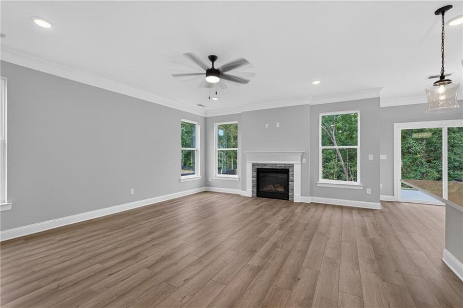 Spacious, unfurnished interior of a new home in Villas at Dawsonville, Dawsonville (Image 19).