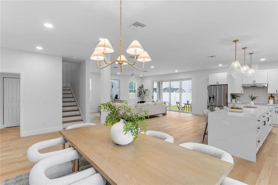 Furnished interior view inside a new home in , Tampa (Image 8).