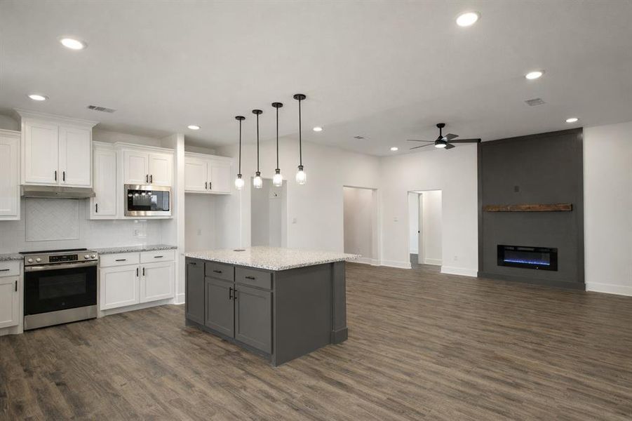 Furnished interior view inside a new home in , Sadler (Image 14).