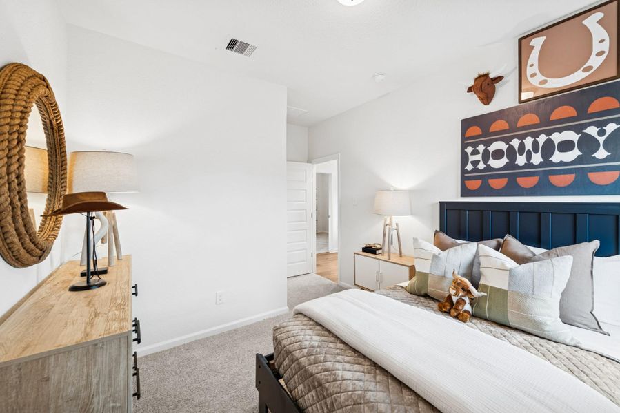 Bed 2. Sample image for illustration; upgrades, options, and colors may vary.